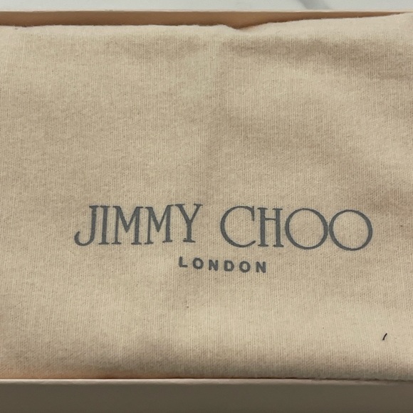 Jimmy Choo Pink Patent Leather Wallet/Clutch authentication papers, box, duster. - Picture 14 of 16